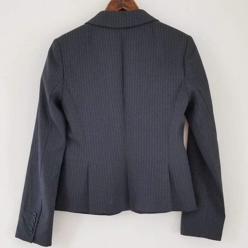 J.Crew Pinstriped Jacket Blazer Super 120s Wool